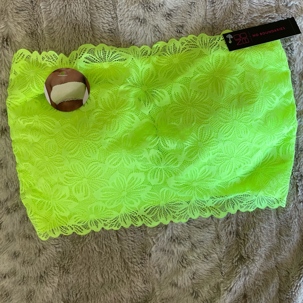 Lime green bralette